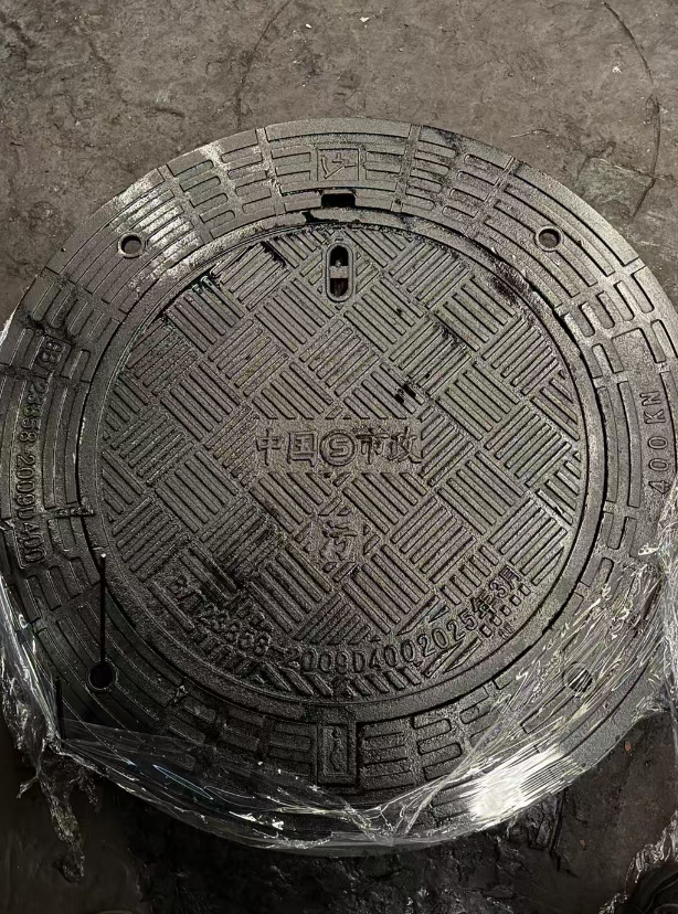 后湖管理区球墨铸铁防沉降井盖展示